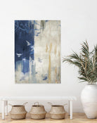 Unquiet Stone I by PI Studio on GIANT ART - white abstract