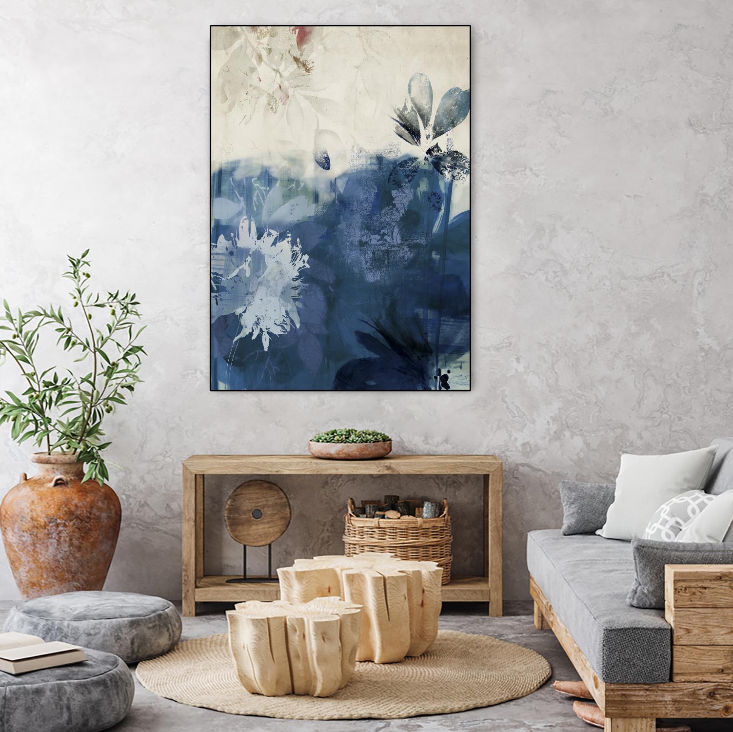 Unquiet Stone II by PI Studio on GIANT ART - white abstract