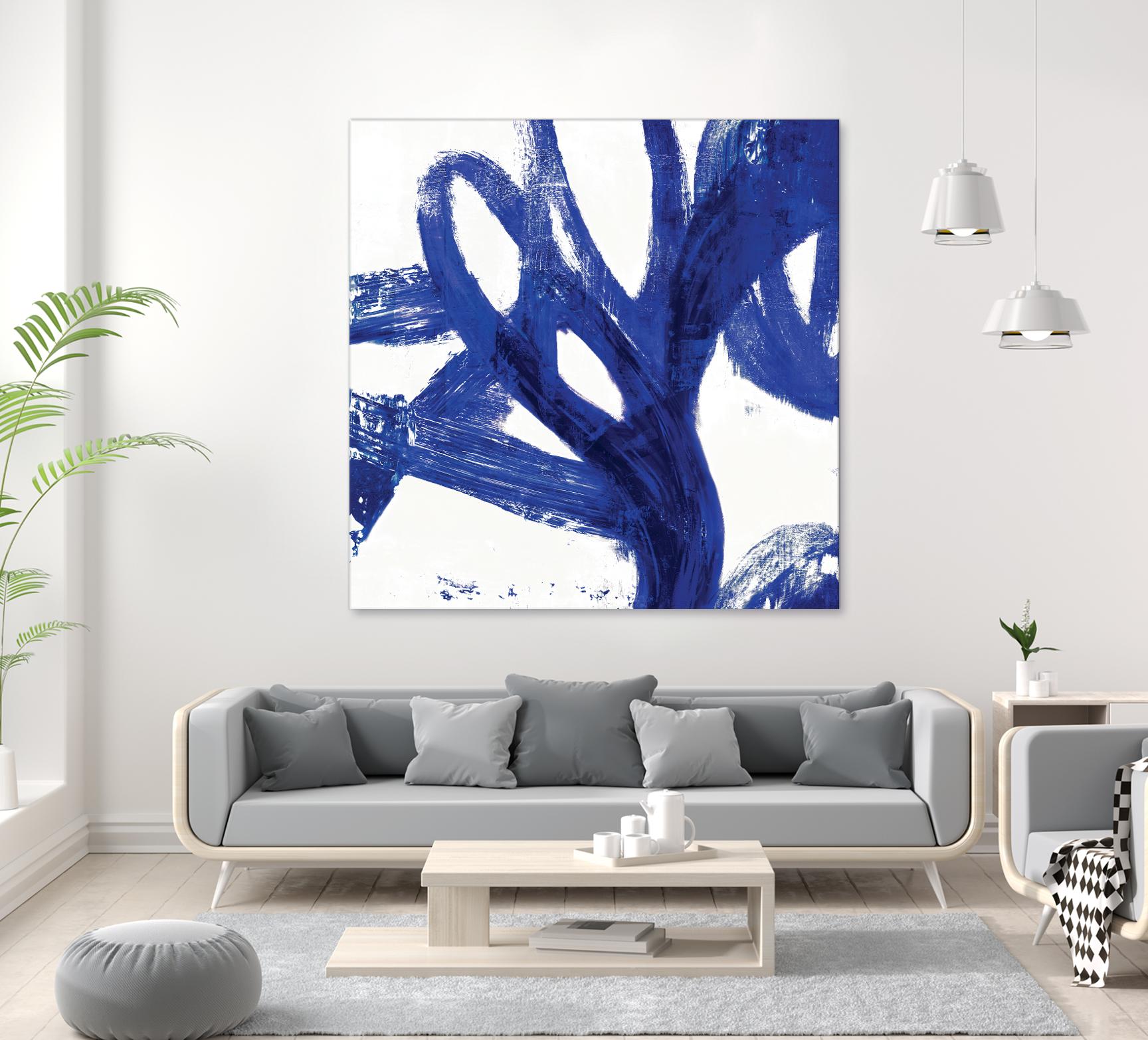 Tenderness Indigo by PI Galerie on GIANT ART - white abstract