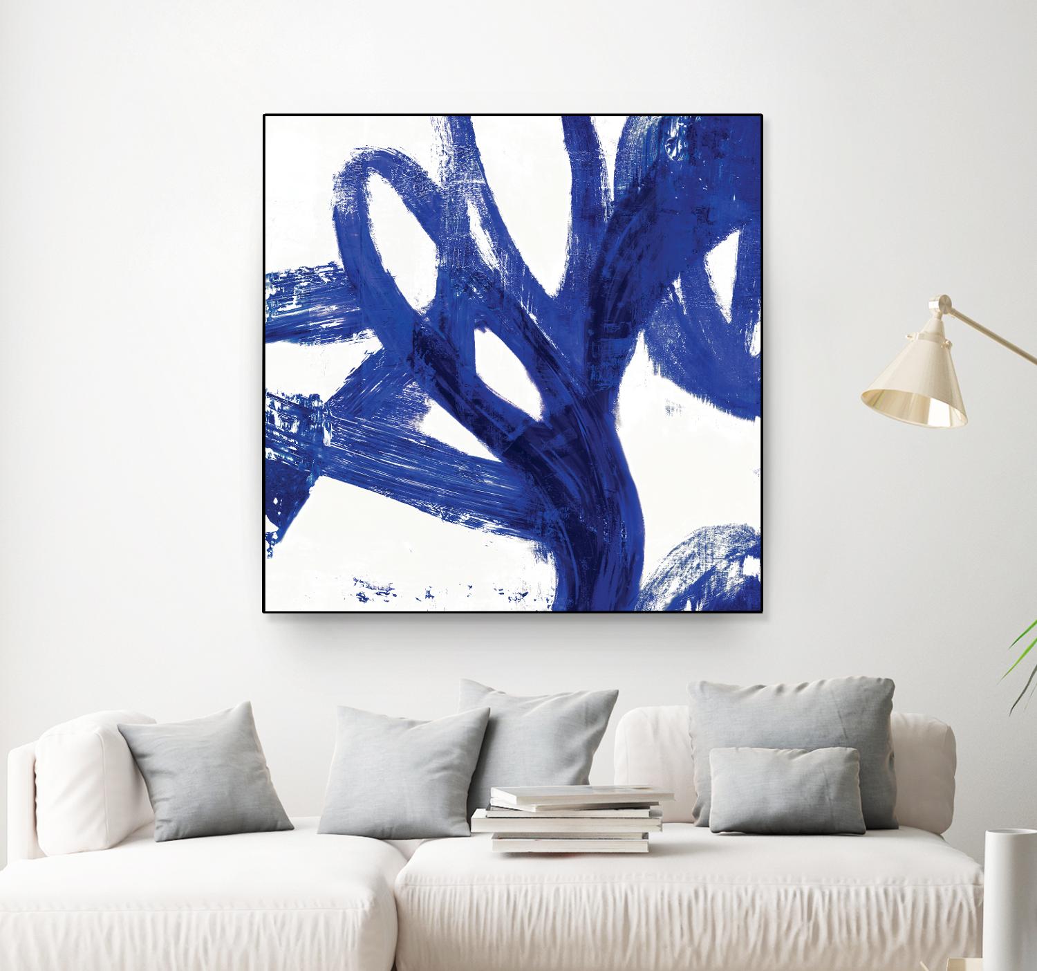 Tenderness Indigo by PI Galerie on GIANT ART - white abstract