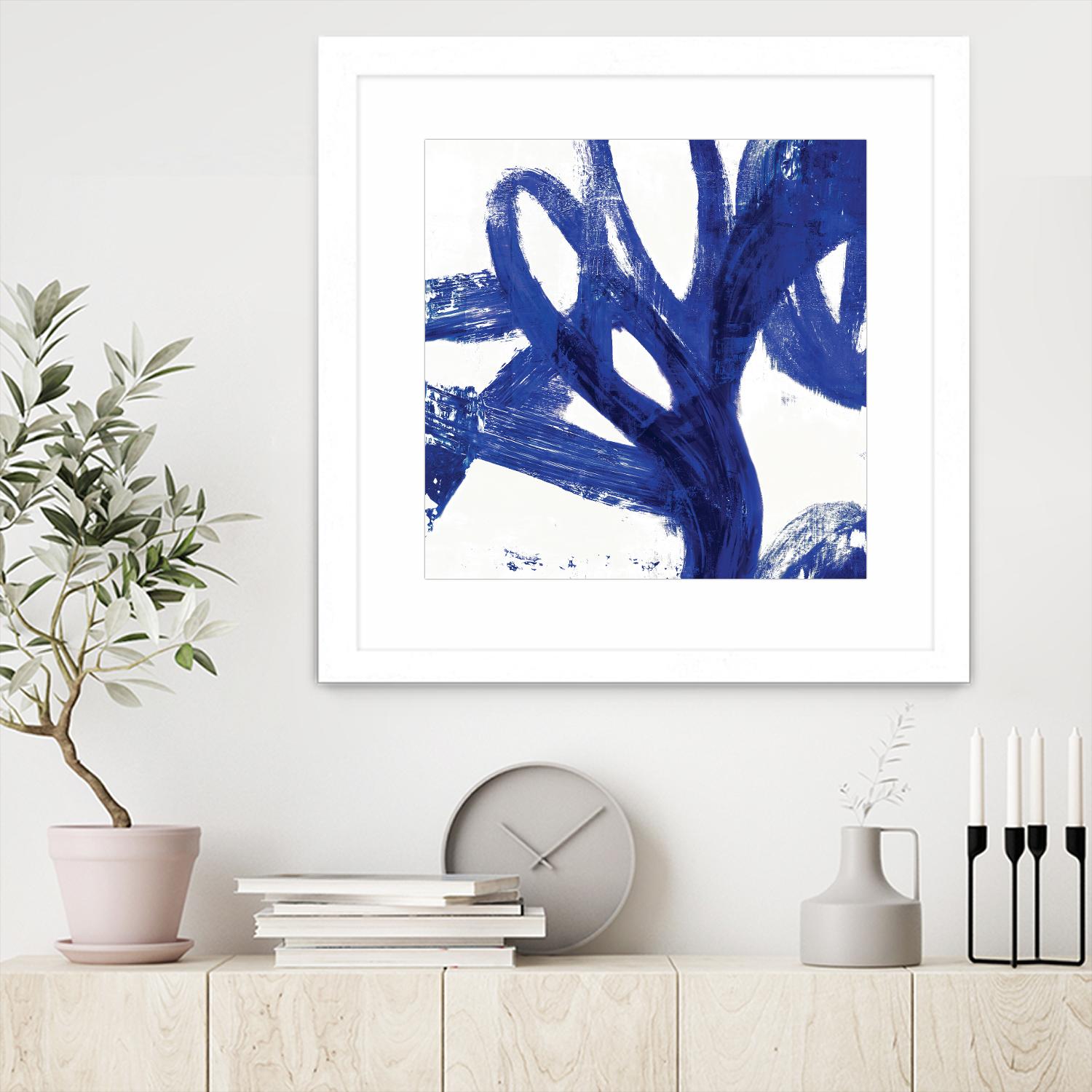 Tenderness Indigo by PI Galerie on GIANT ART - white abstract