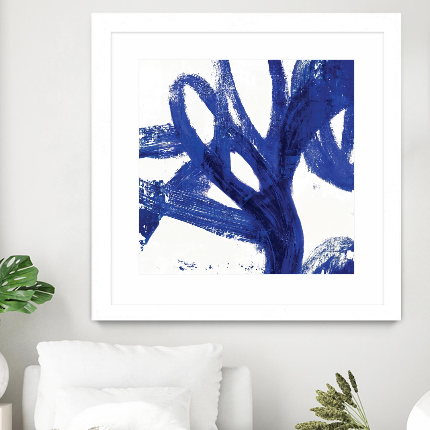 Tenderness Indigo by PI Galerie on GIANT ART - white abstract