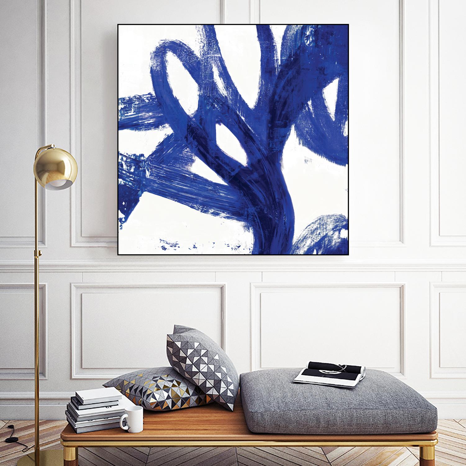 Tenderness Indigo by PI Galerie on GIANT ART - white abstract