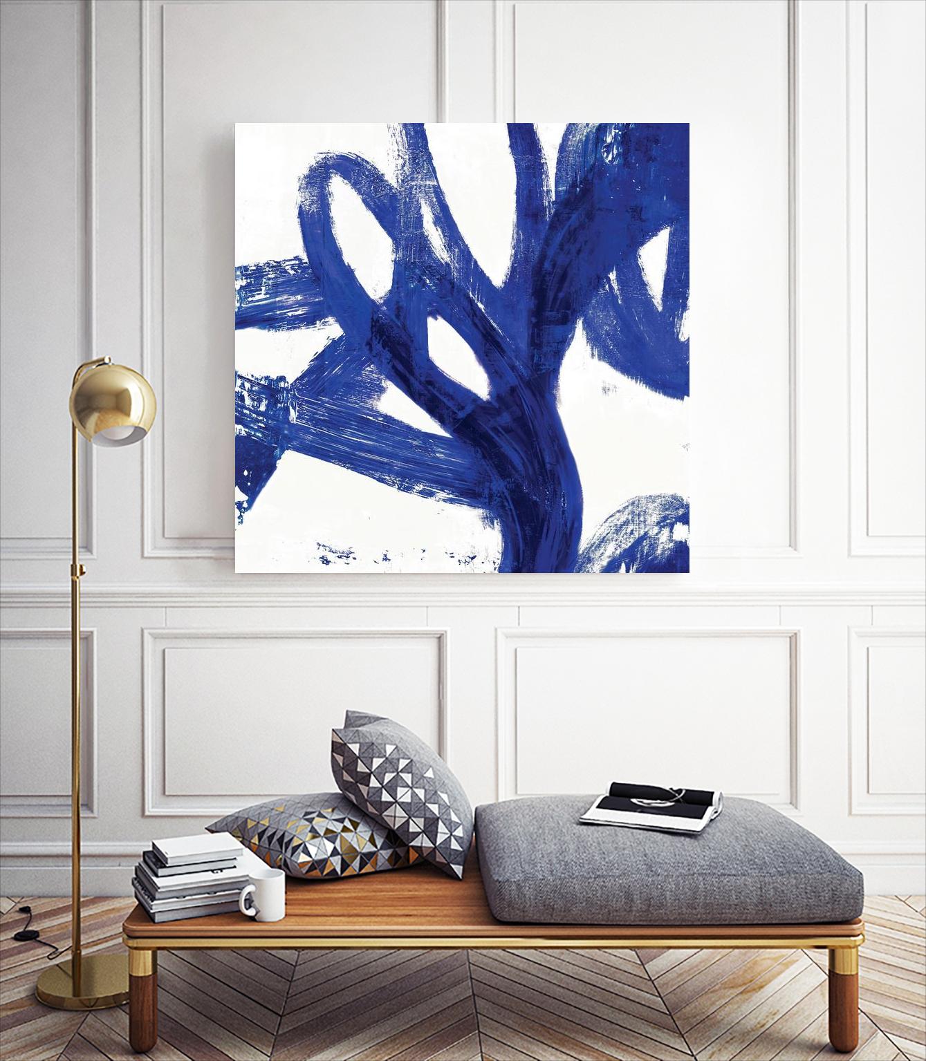 Tenderness Indigo by PI Galerie on GIANT ART - white abstract