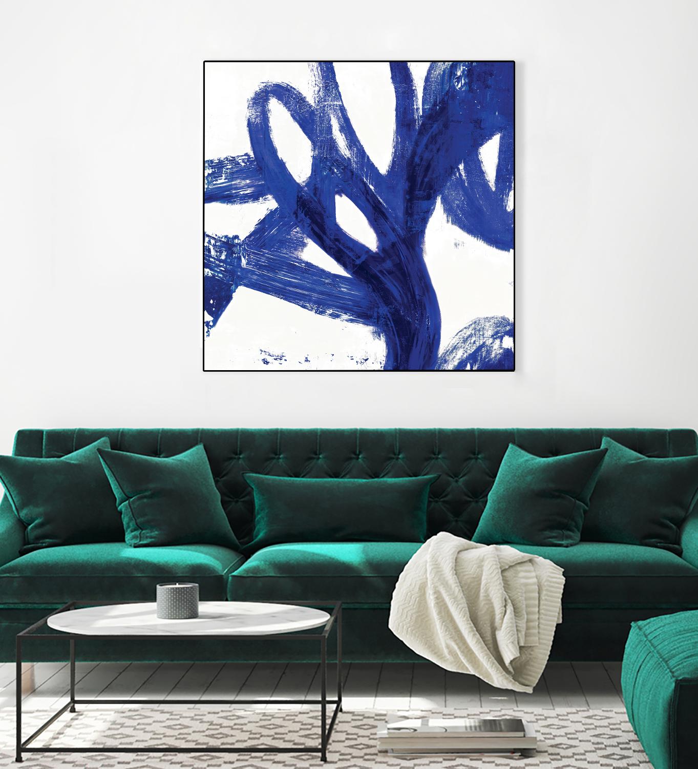 Tenderness Indigo by PI Galerie on GIANT ART - white abstract