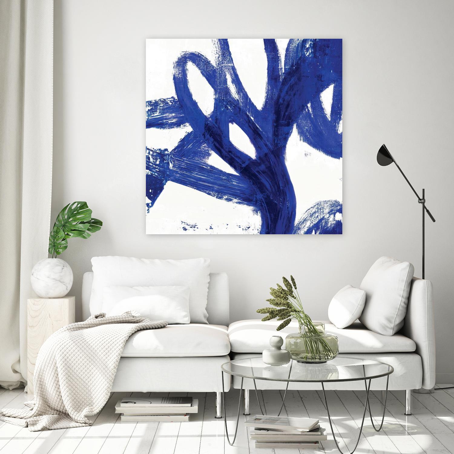 Tenderness Indigo by PI Galerie on GIANT ART - white abstract