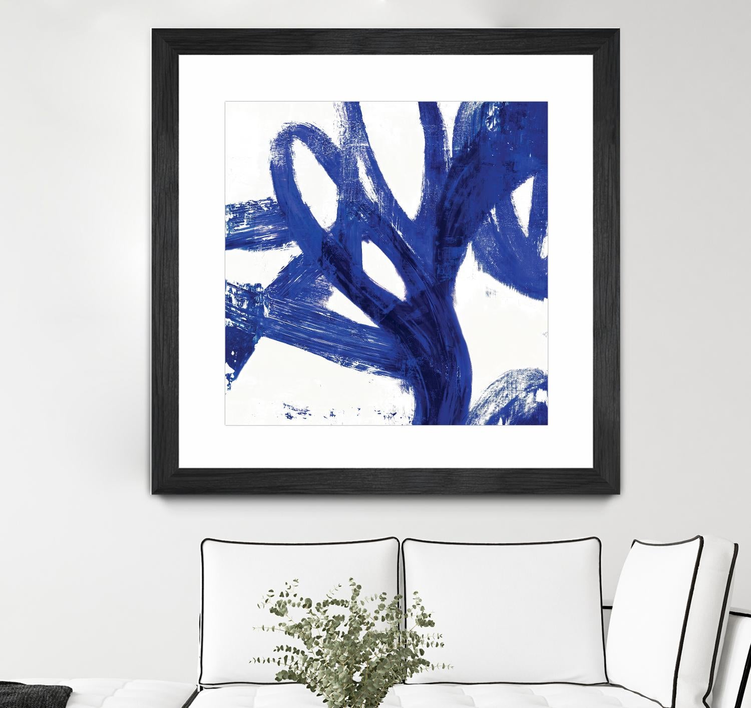 Tenderness Indigo by PI Galerie on GIANT ART - white abstract