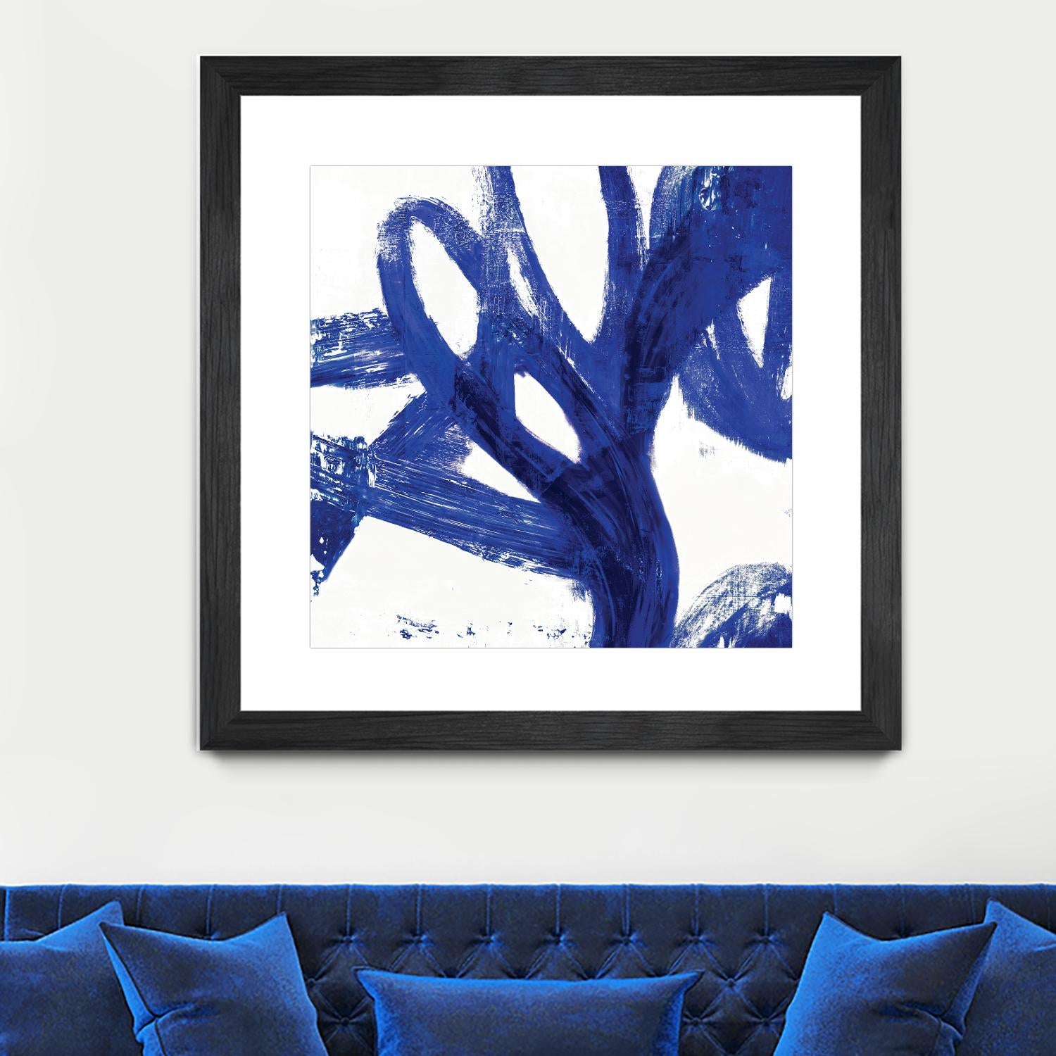 Tenderness Indigo by PI Galerie on GIANT ART - white abstract