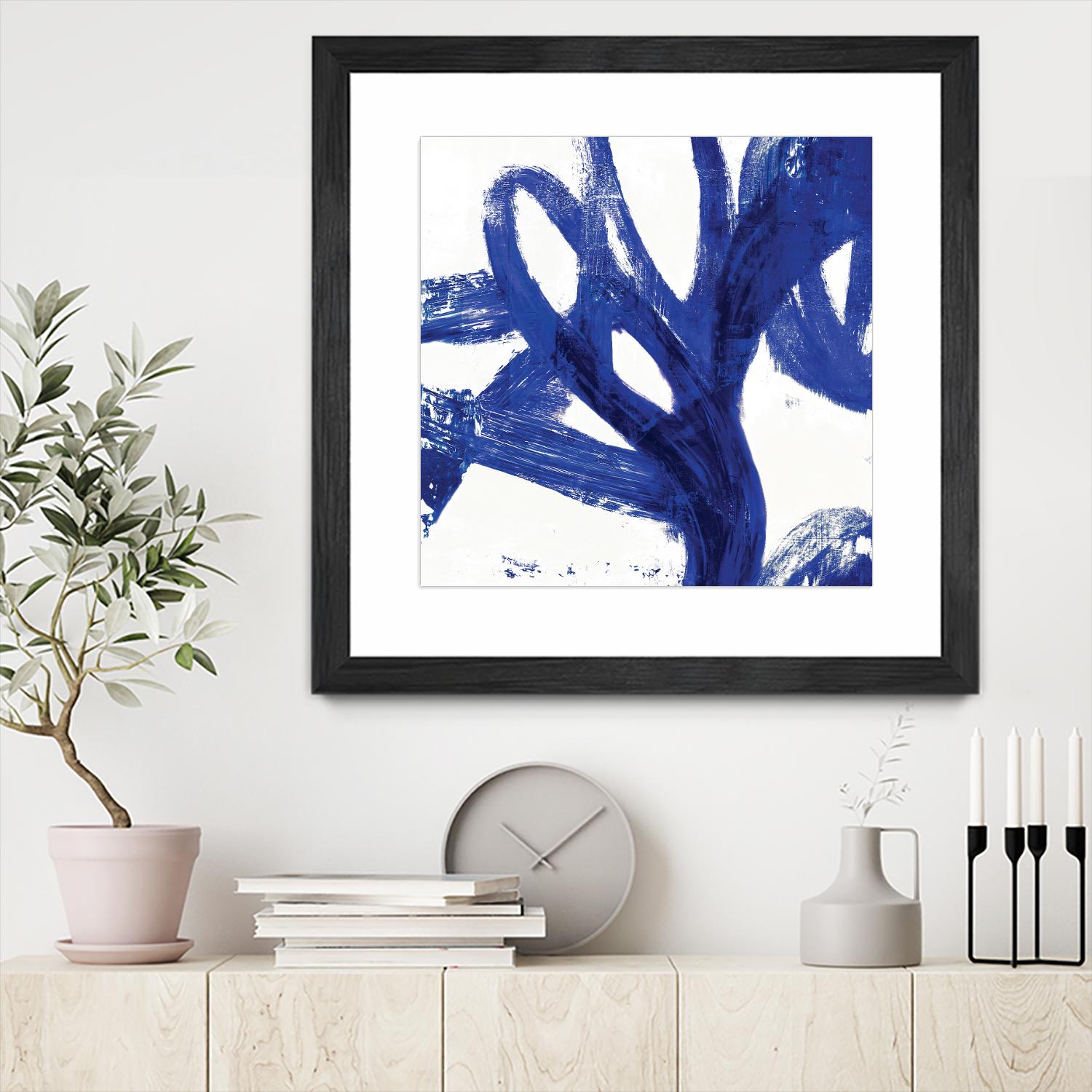 Tenderness Indigo by PI Galerie on GIANT ART - white abstract