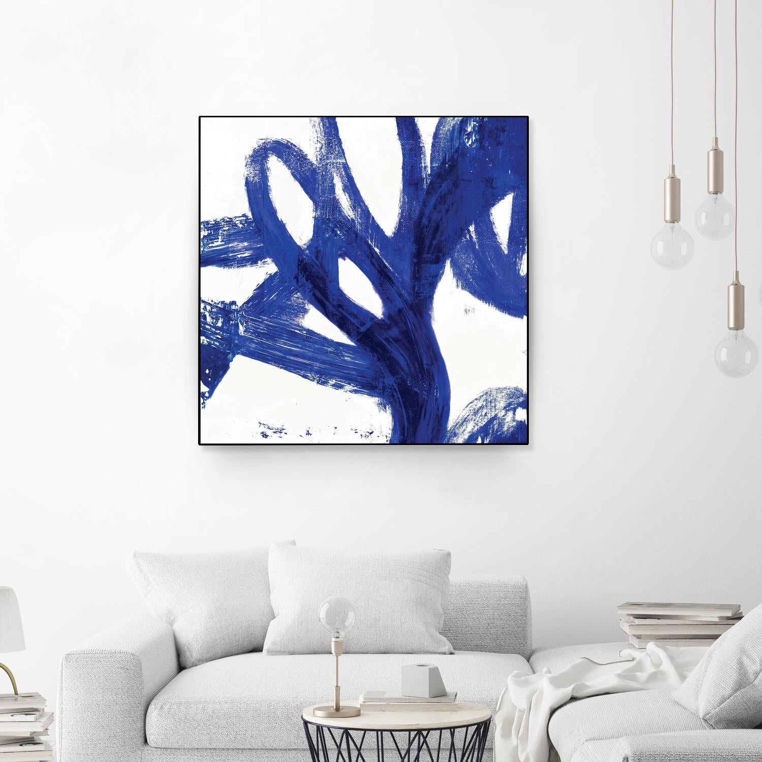 Tenderness Indigo by PI Galerie on GIANT ART - white abstract