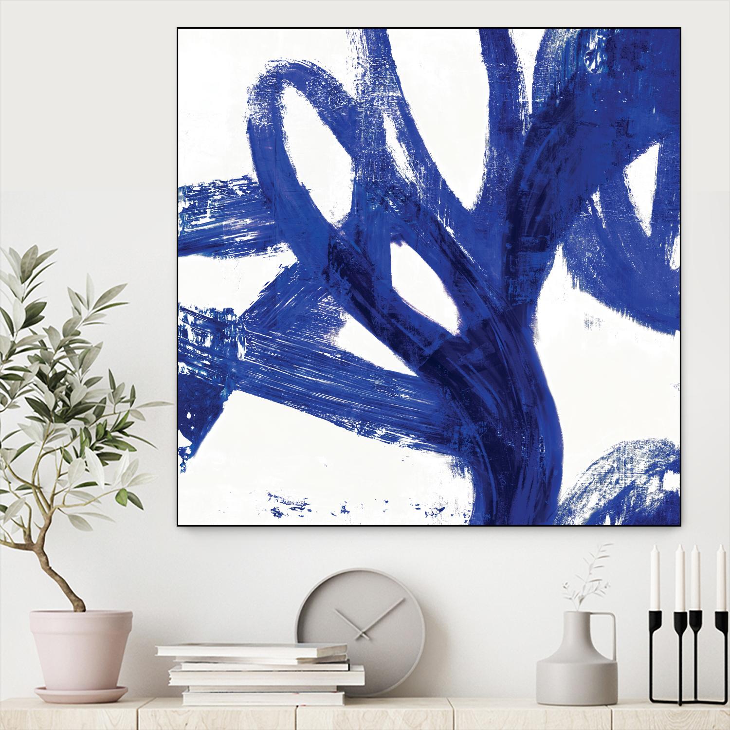 Tenderness Indigo by PI Galerie on GIANT ART - white abstract