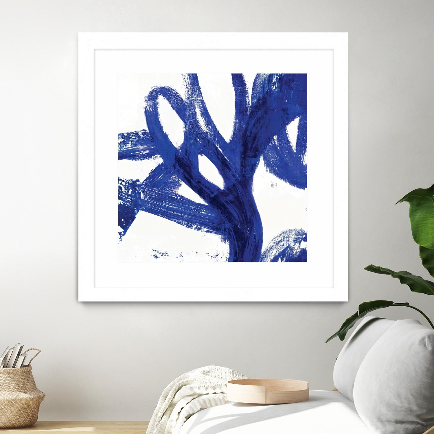 Tenderness Indigo by PI Galerie on GIANT ART - white abstract