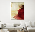 Georgia I by PI Studio on GIANT ART - red floral