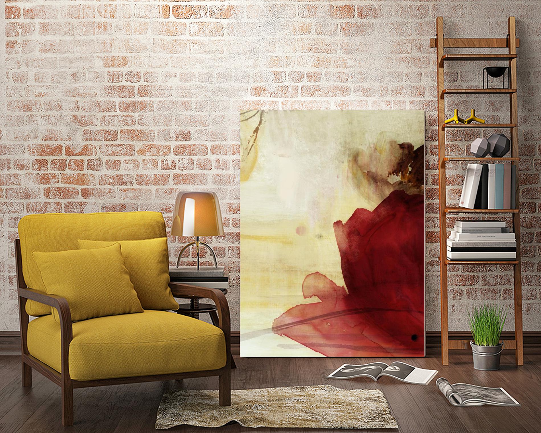 Georgia I by PI Studio on GIANT ART - red floral