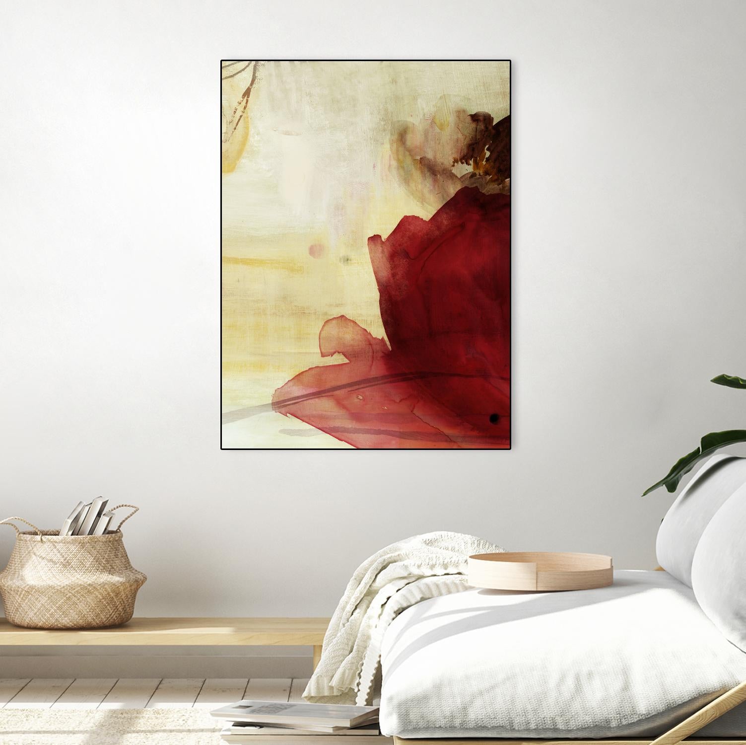 Georgia I by PI Studio on GIANT ART - red floral