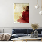 Georgia I by PI Studio on GIANT ART - red floral