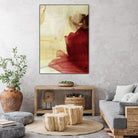 Georgia I by PI Studio on GIANT ART - red floral