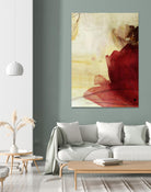 Georgia I by PI Studio on GIANT ART - red floral