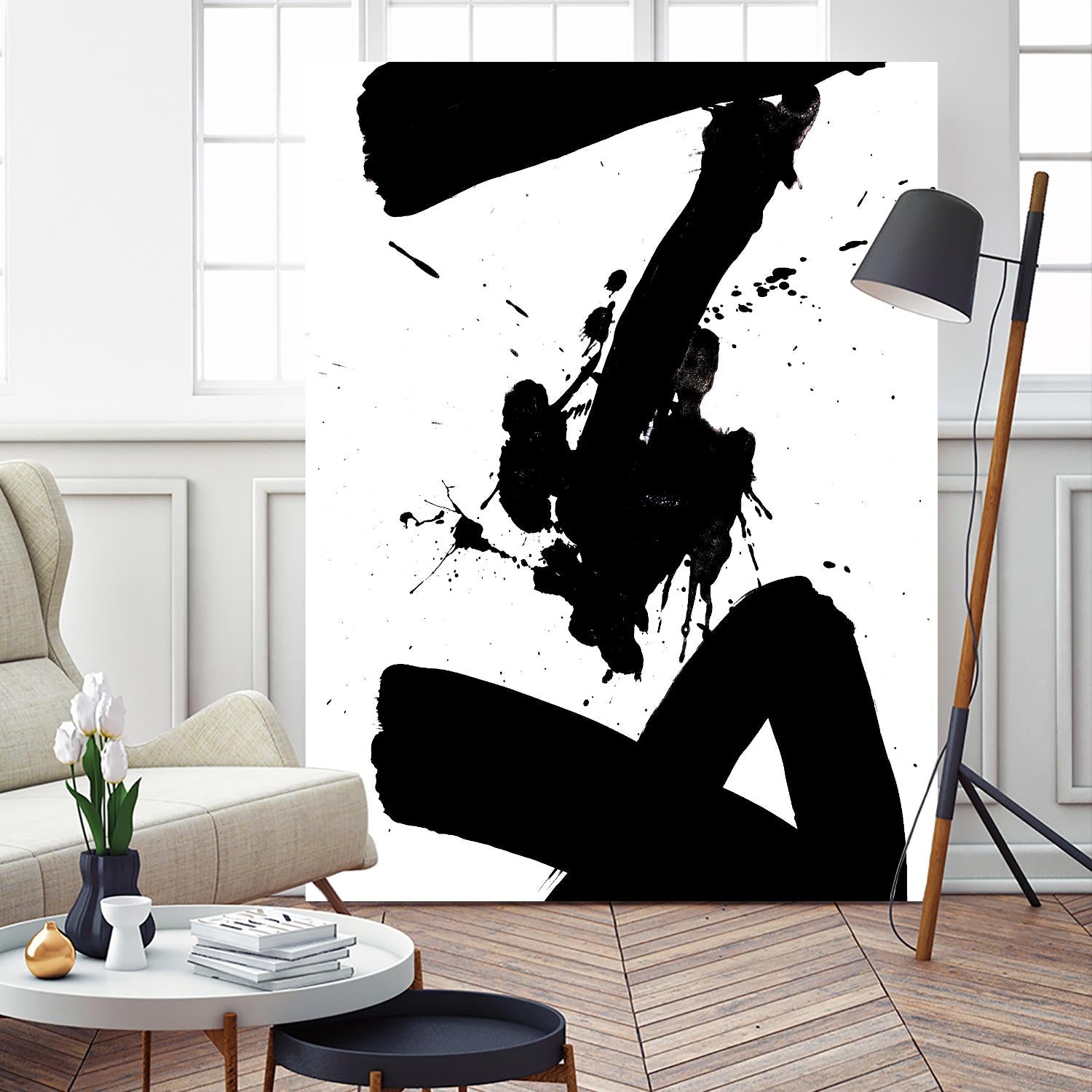 Ink Blot IV by PI Galerie on GIANT ART - white abstract