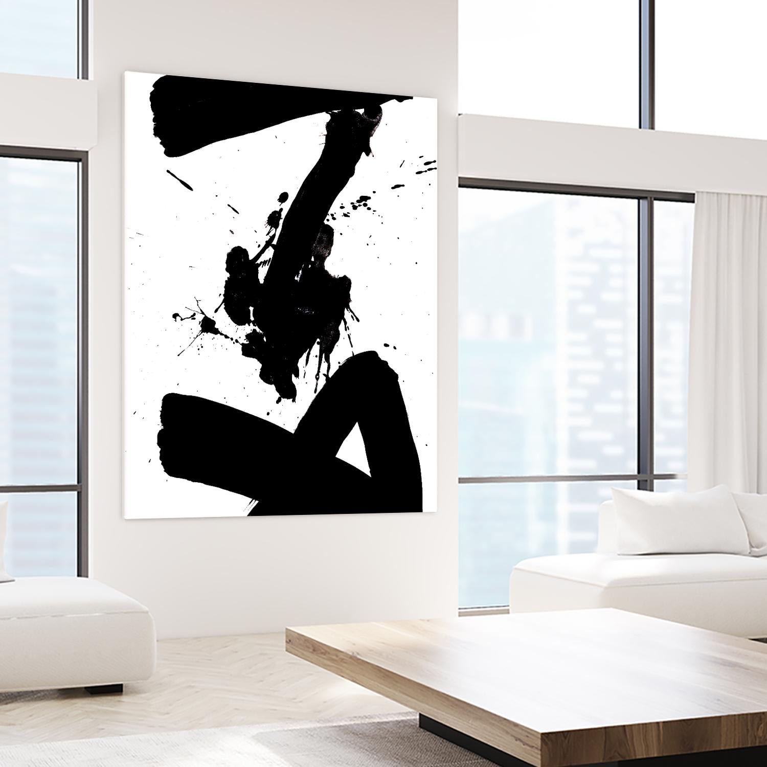 Ink Blot IV by PI Galerie on GIANT ART - white abstract