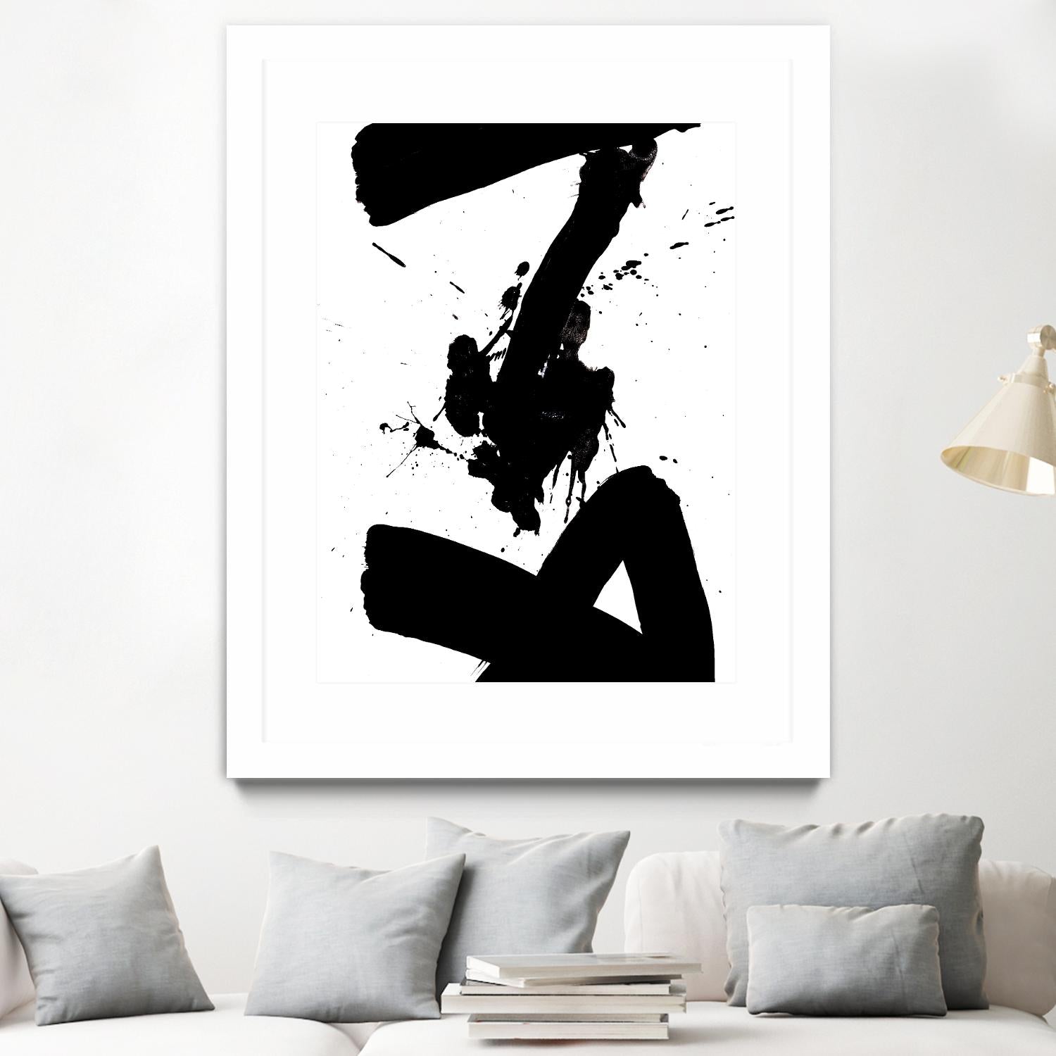 Ink Blot IV by PI Galerie on GIANT ART - white abstract