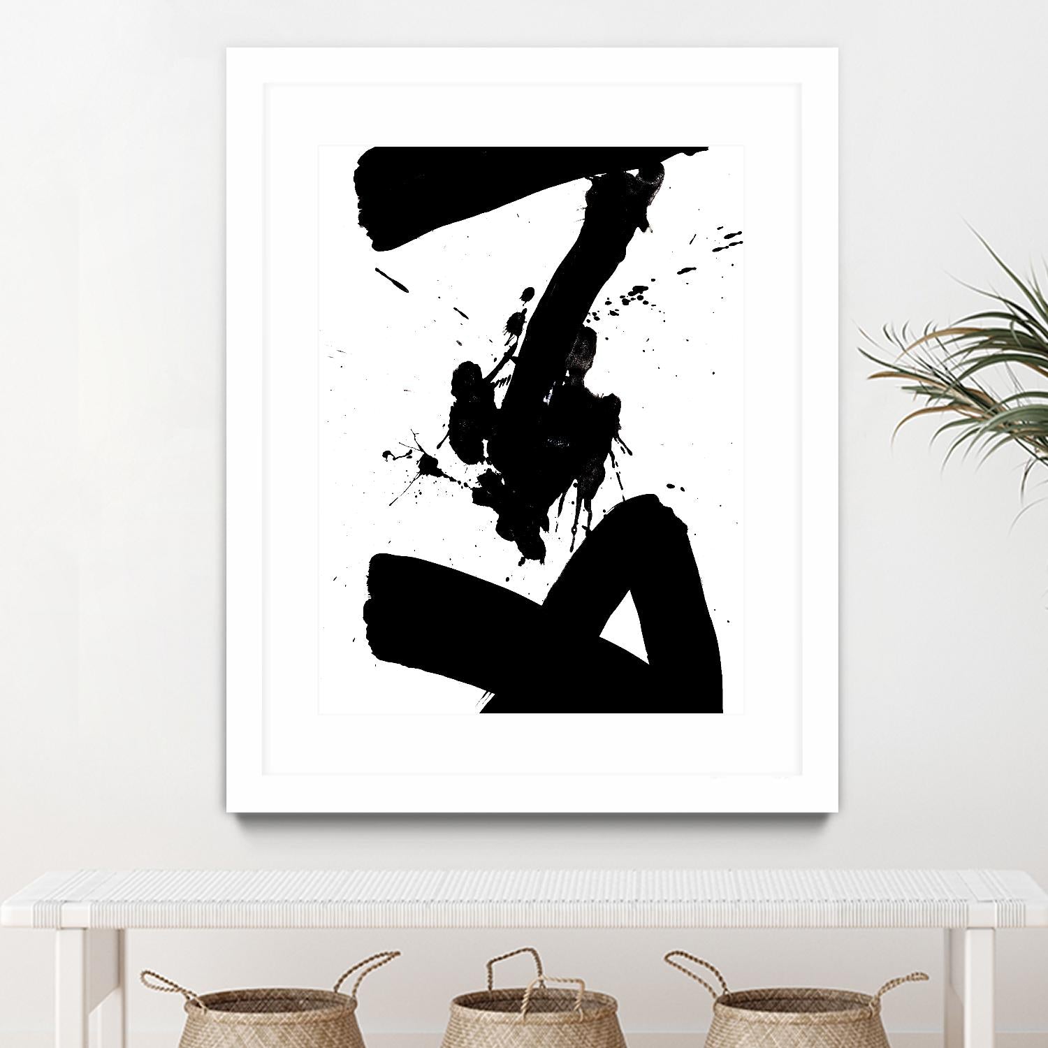 Ink Blot IV by PI Galerie on GIANT ART - white abstract