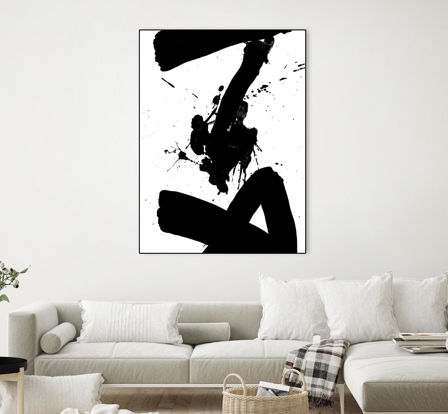 Ink Blot IV by PI Galerie on GIANT ART - white abstract