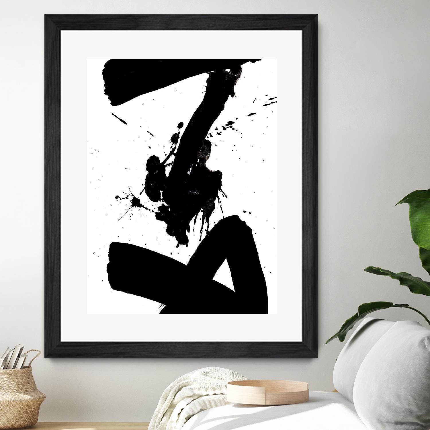 Ink Blot IV by PI Galerie on GIANT ART - white abstract