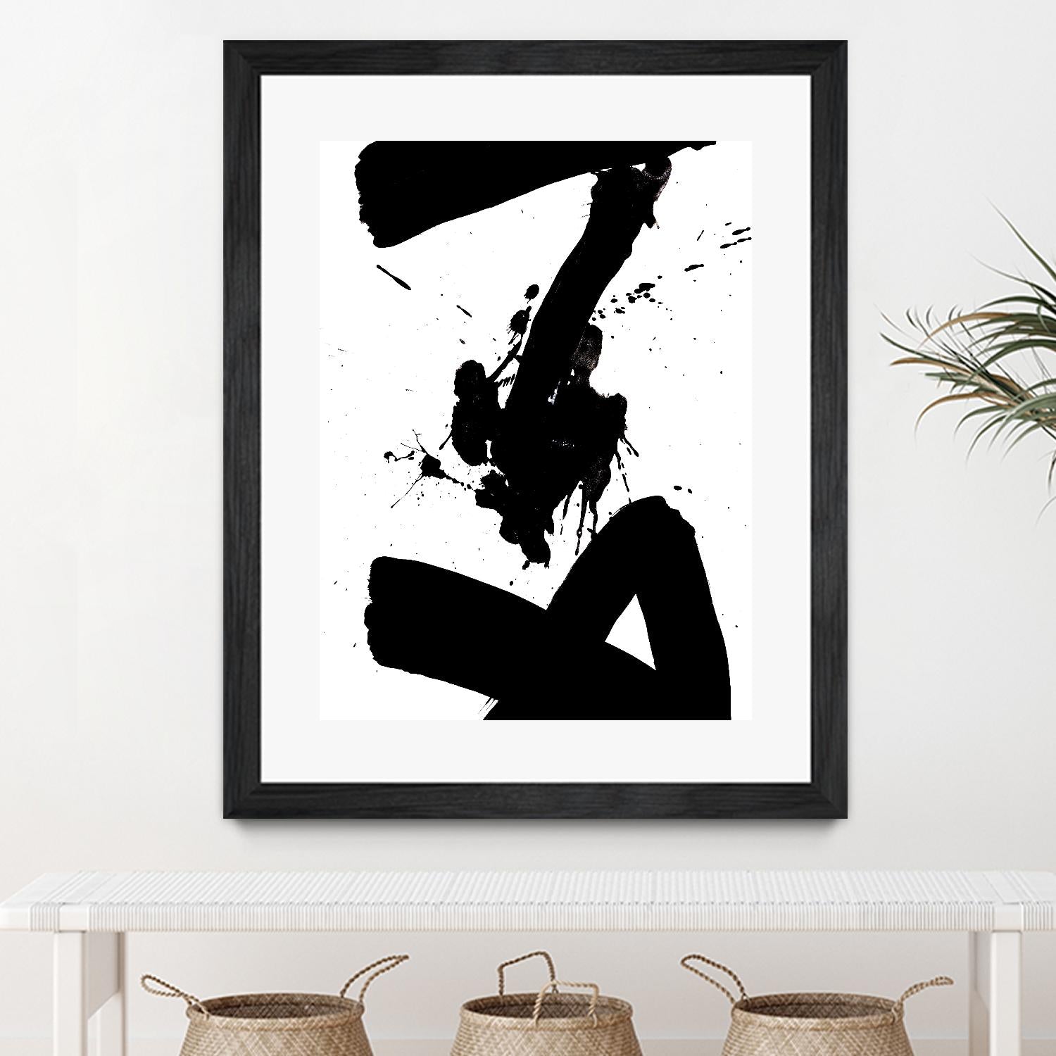 Ink Blot IV by PI Galerie on GIANT ART - white abstract