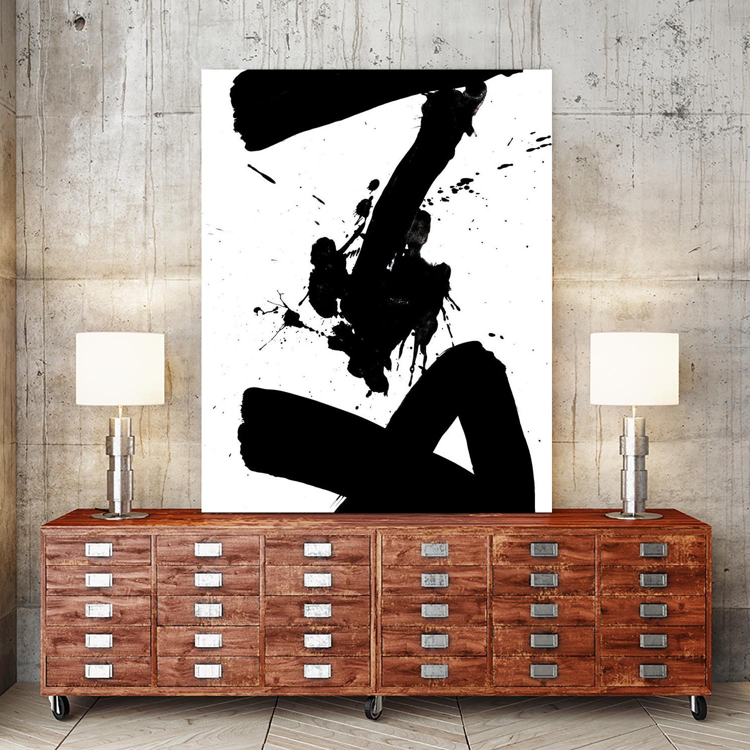 Ink Blot IV by PI Galerie on GIANT ART - white abstract