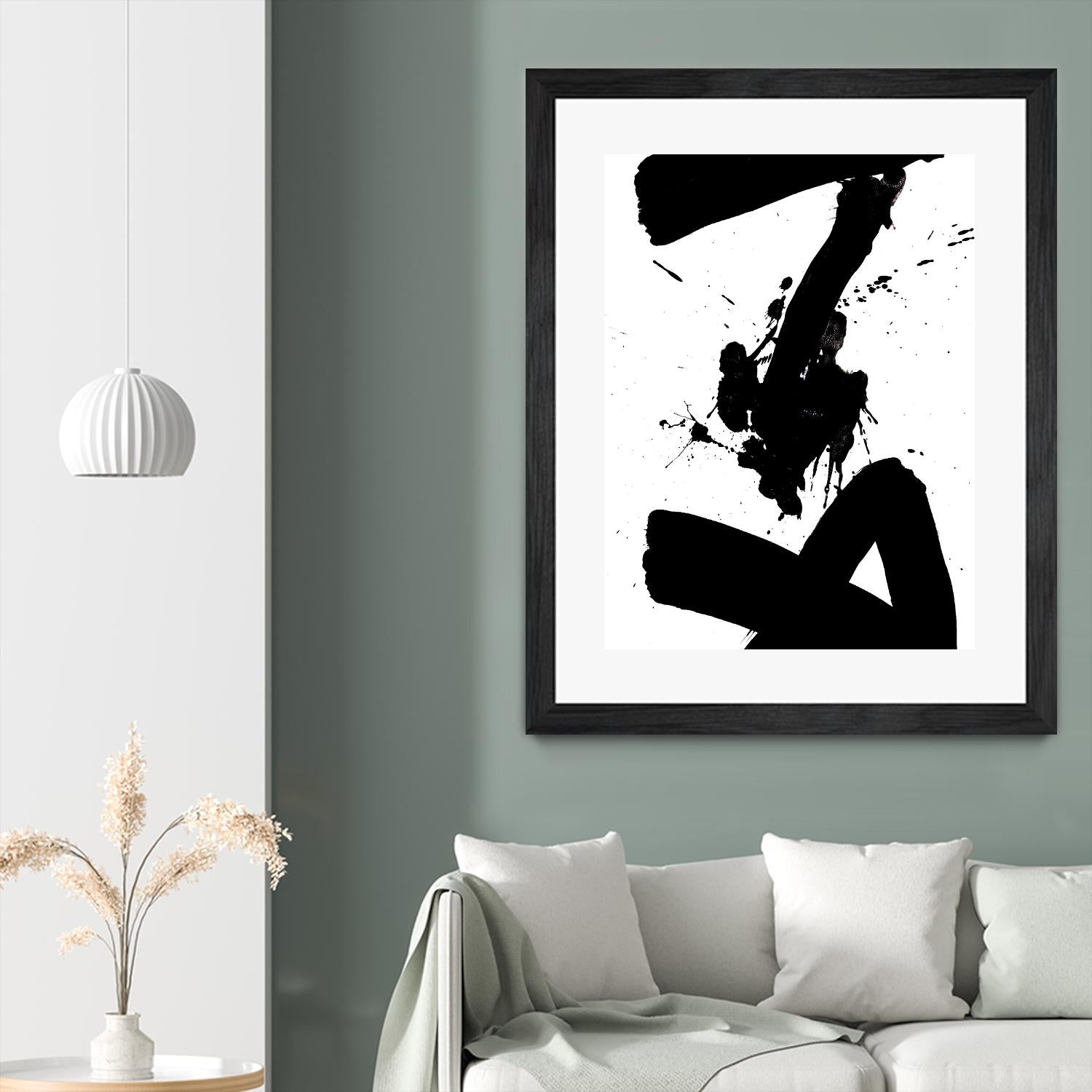 Ink Blot IV by PI Galerie on GIANT ART - white abstract