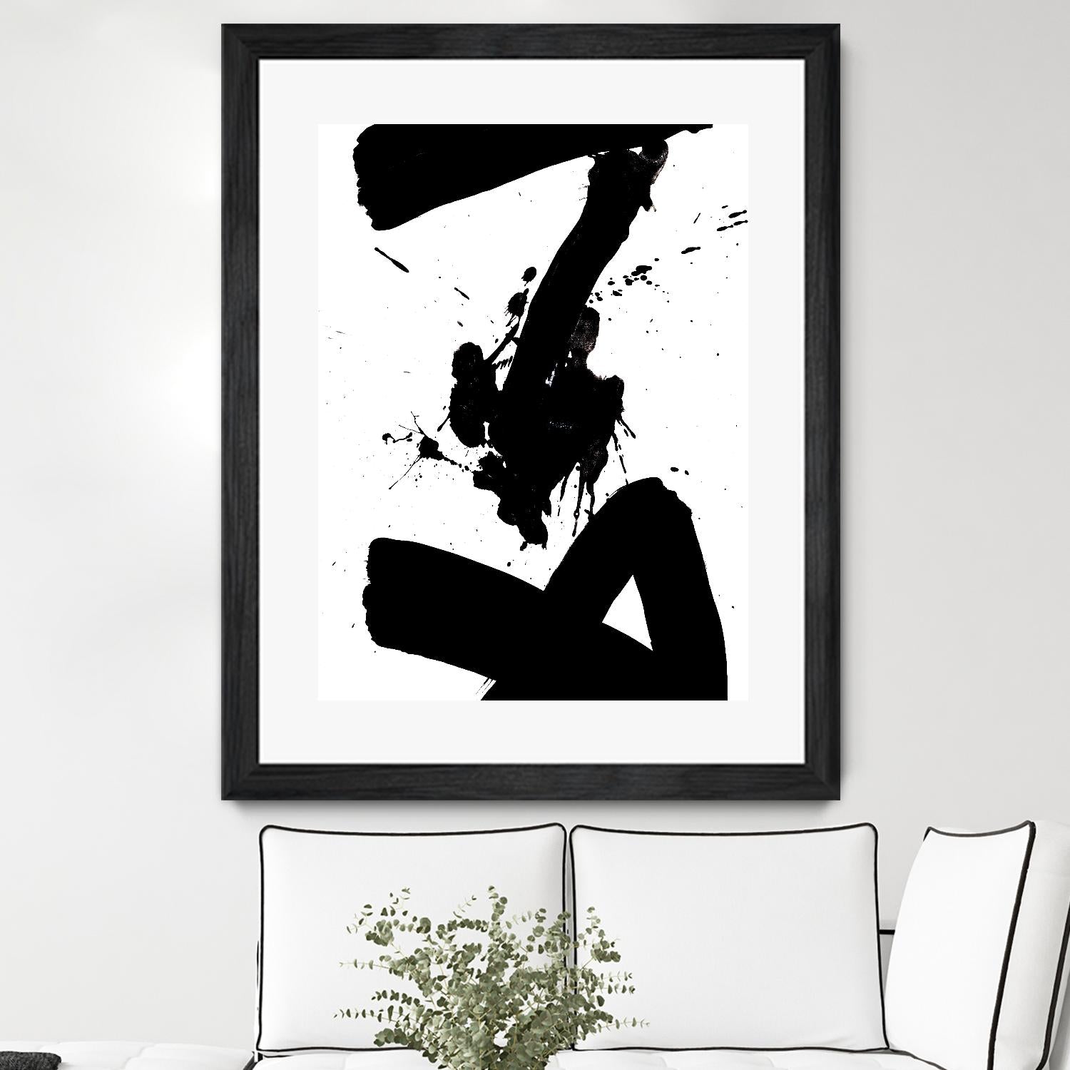 Ink Blot IV by PI Galerie on GIANT ART - white abstract
