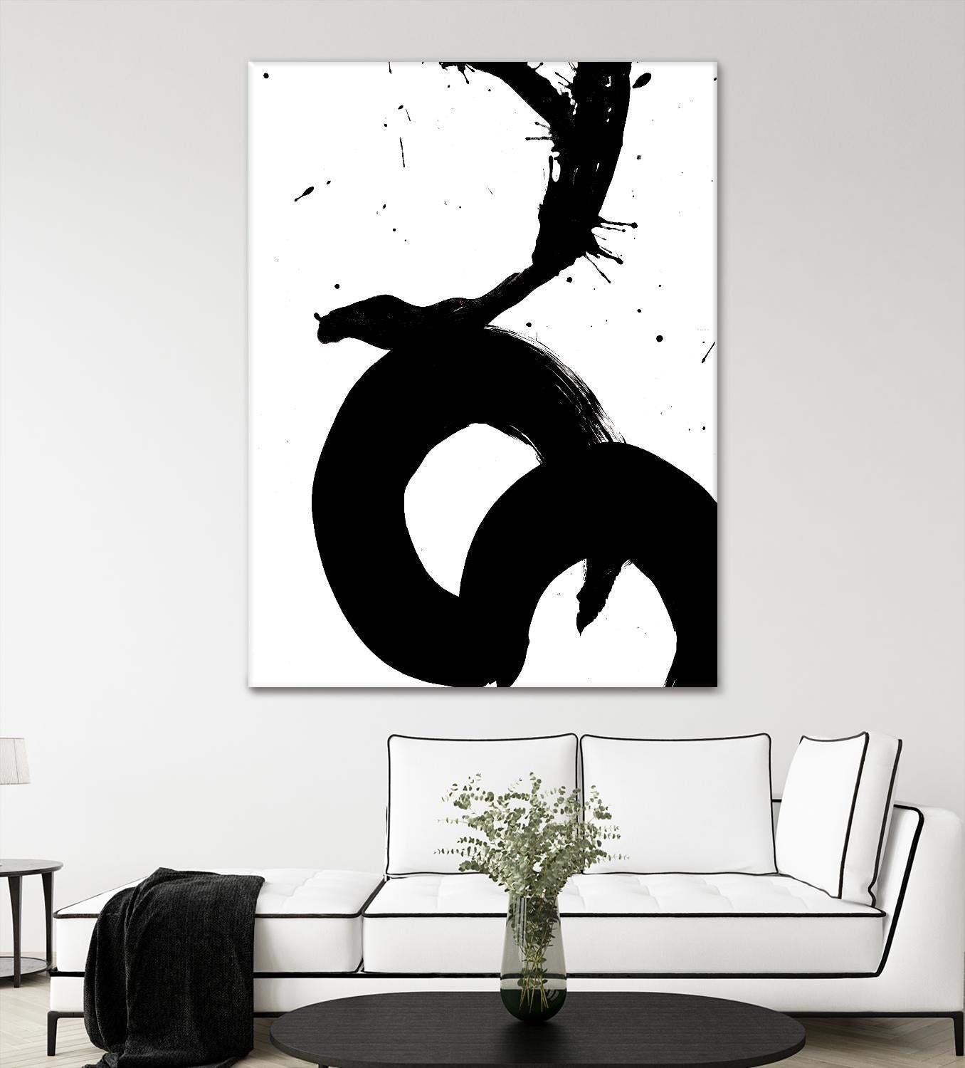 Ink Blot V by PI Galerie on GIANT ART - white abstract