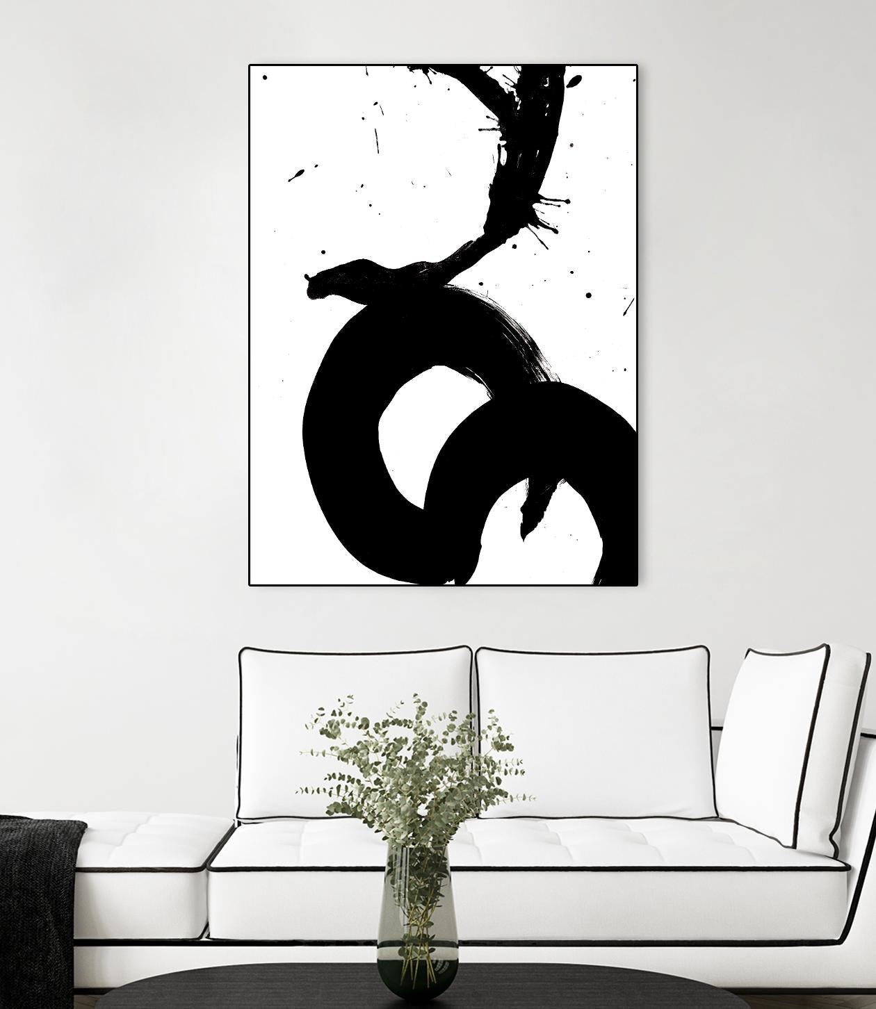 Ink Blot V by PI Galerie on GIANT ART - white abstract