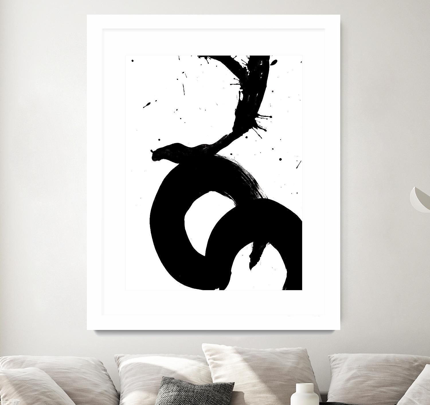 Ink Blot V by PI Galerie on GIANT ART - white abstract