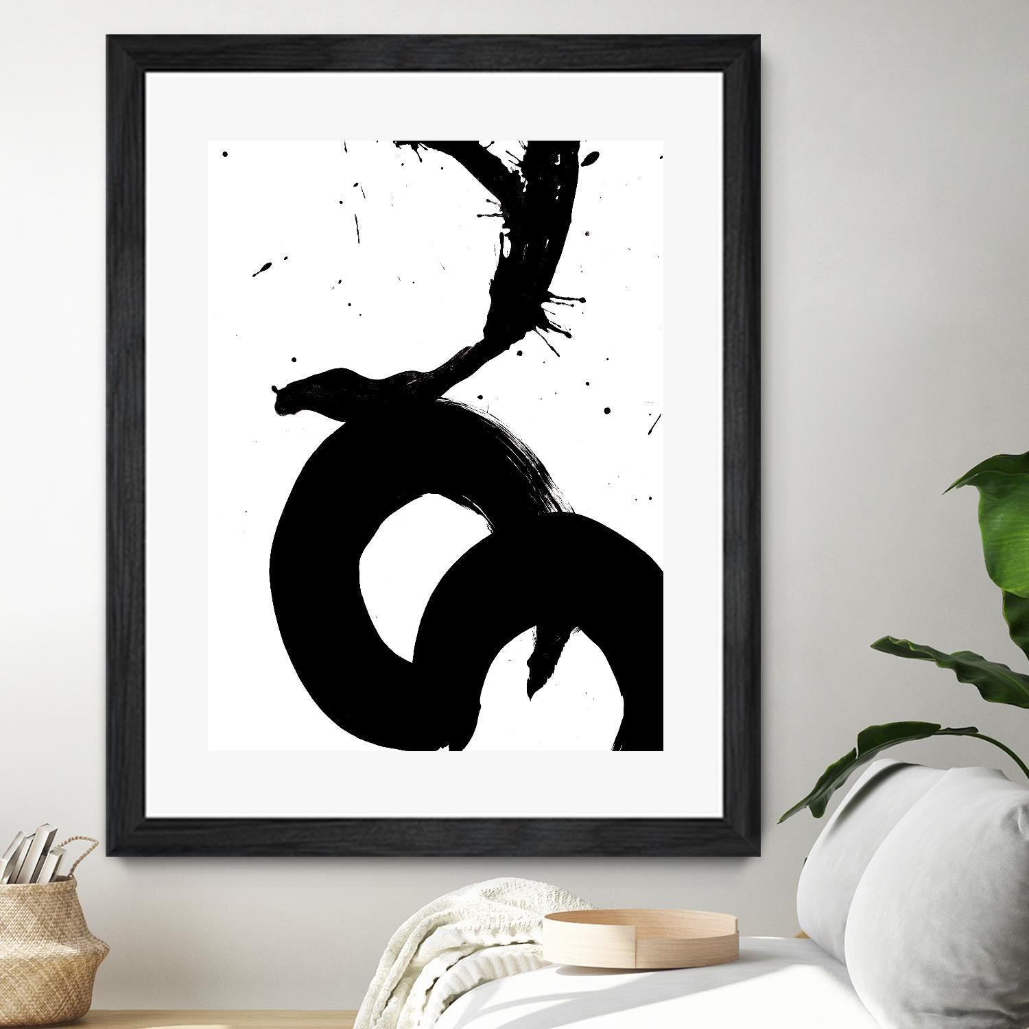 Ink Blot V by PI Galerie on GIANT ART - white abstract