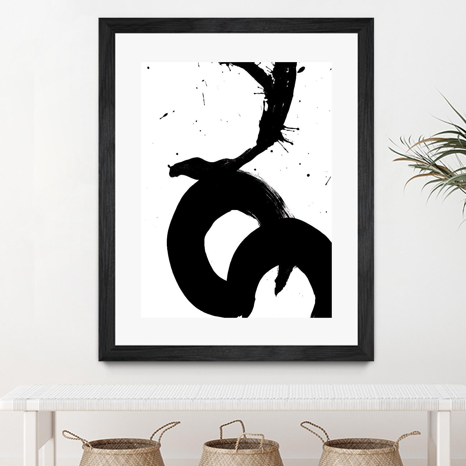 Ink Blot V by PI Galerie on GIANT ART - white abstract