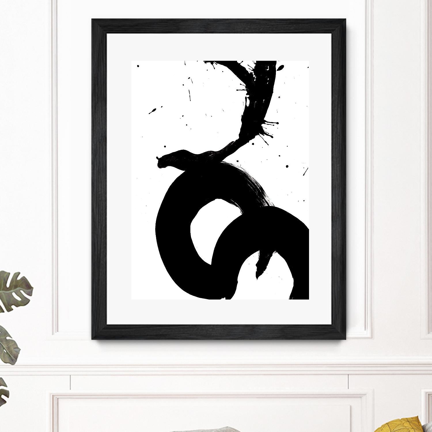 Ink Blot V by PI Galerie on GIANT ART - white abstract