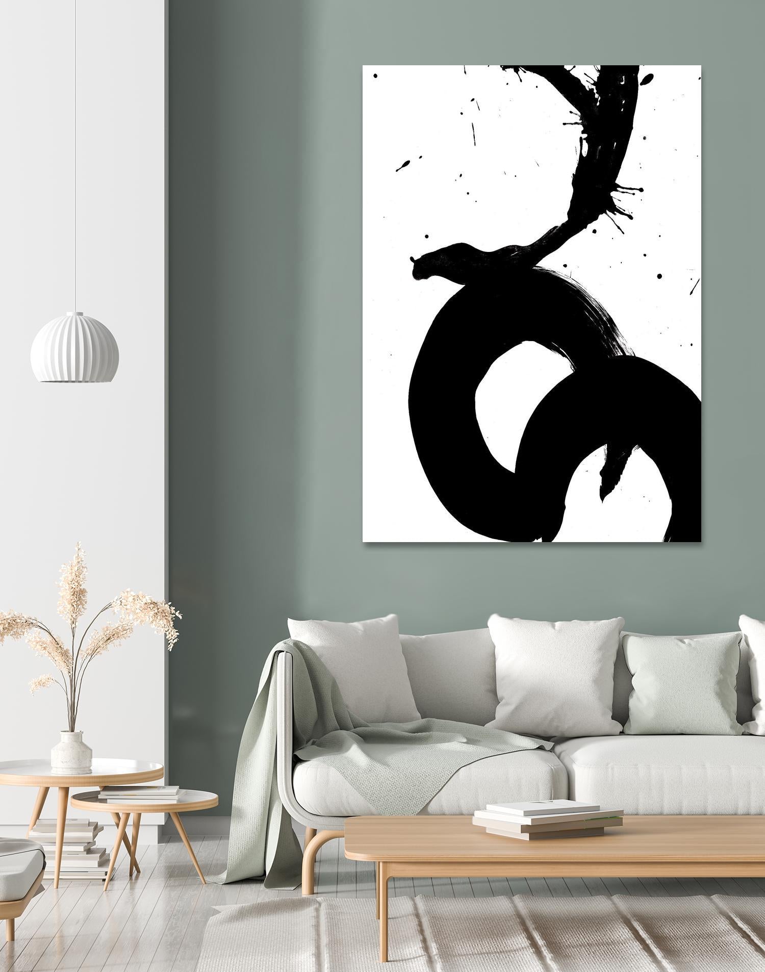 Ink Blot V by PI Galerie on GIANT ART - white abstract