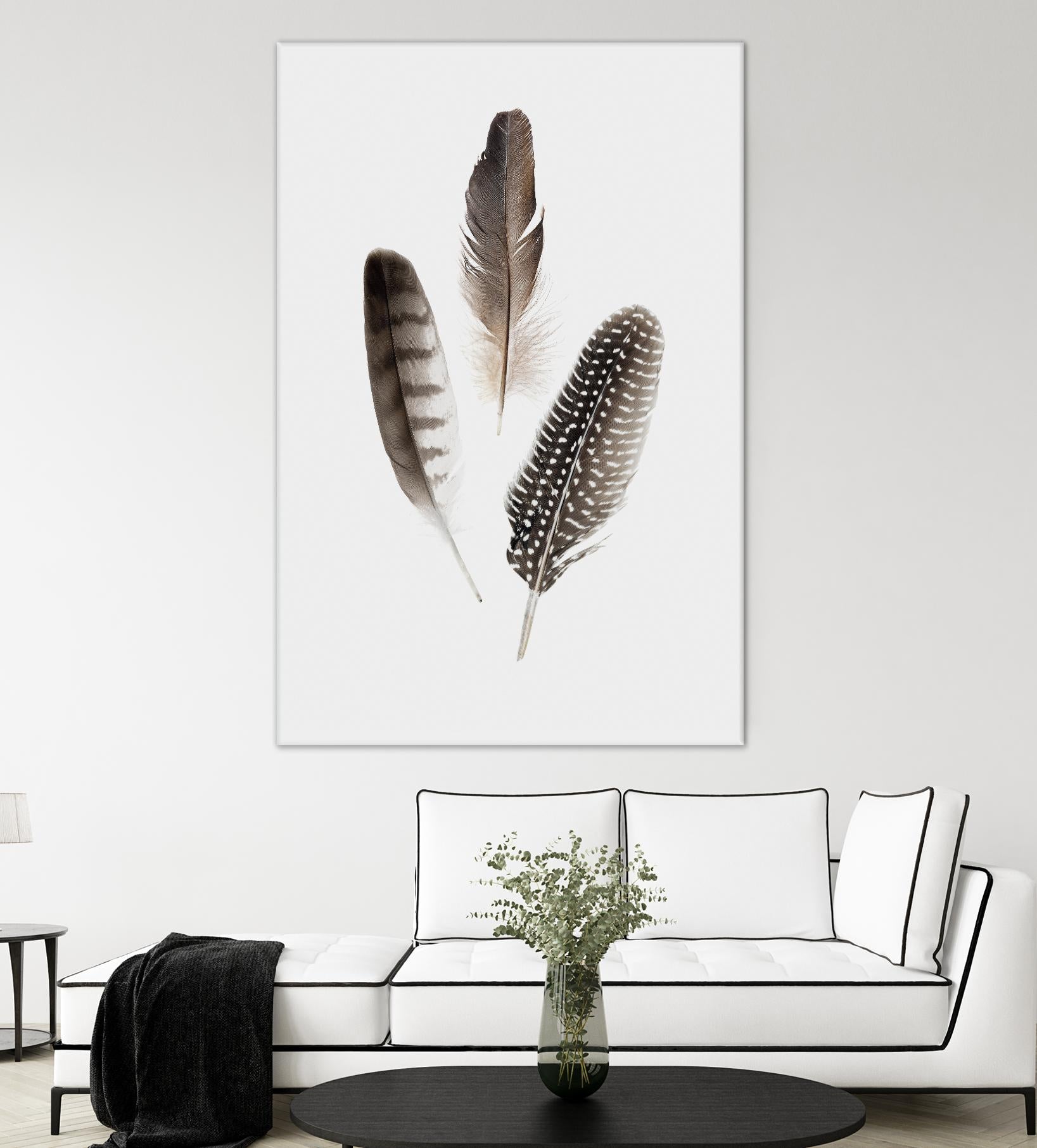 Feathers I by PI Studio on GIANT ART - brown animals