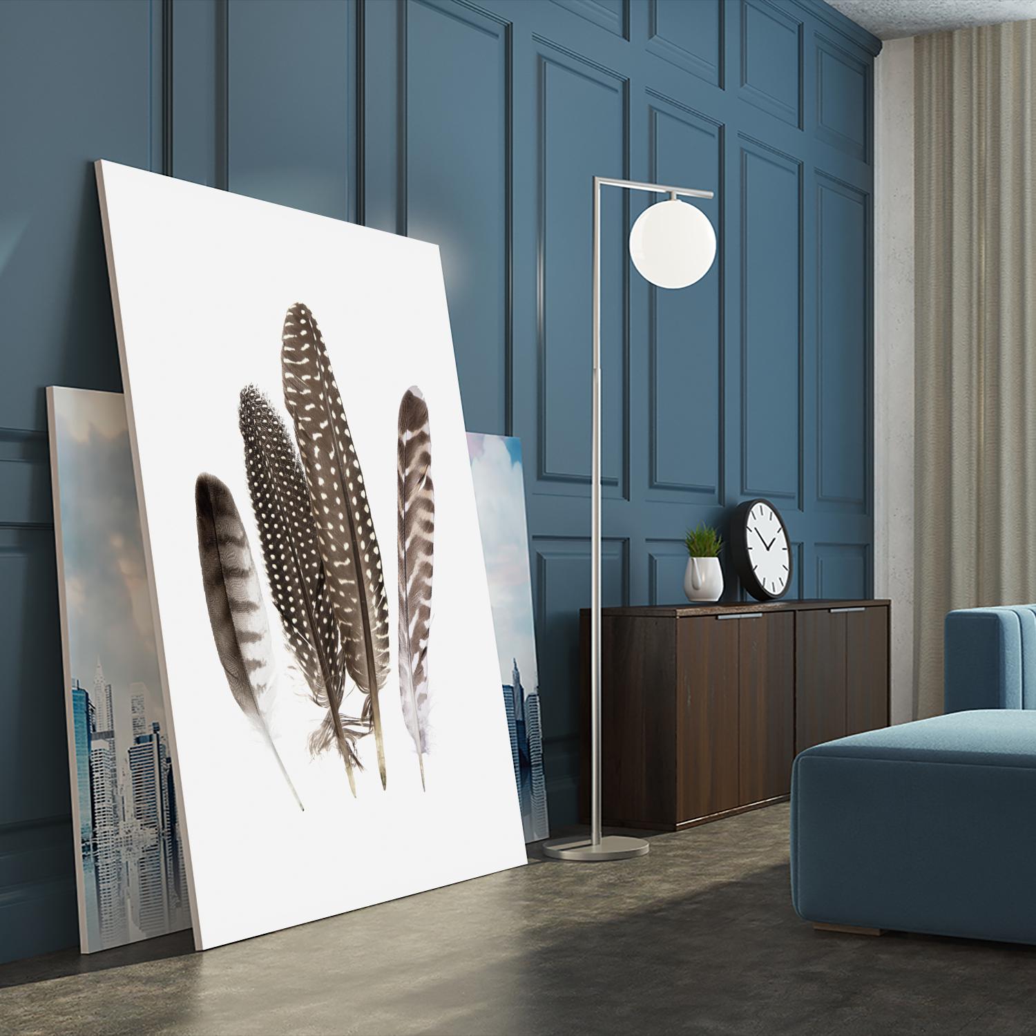 Feathers II by PI Studio on GIANT ART - brown animals