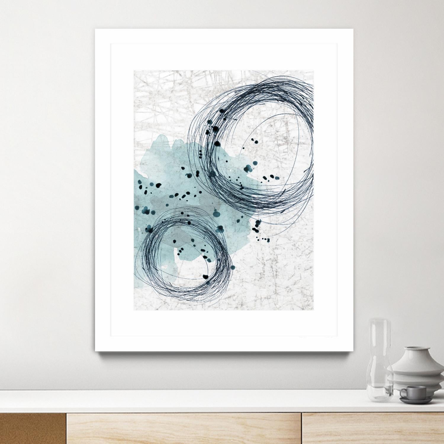 Close by PI Studio on GIANT ART - white abstract