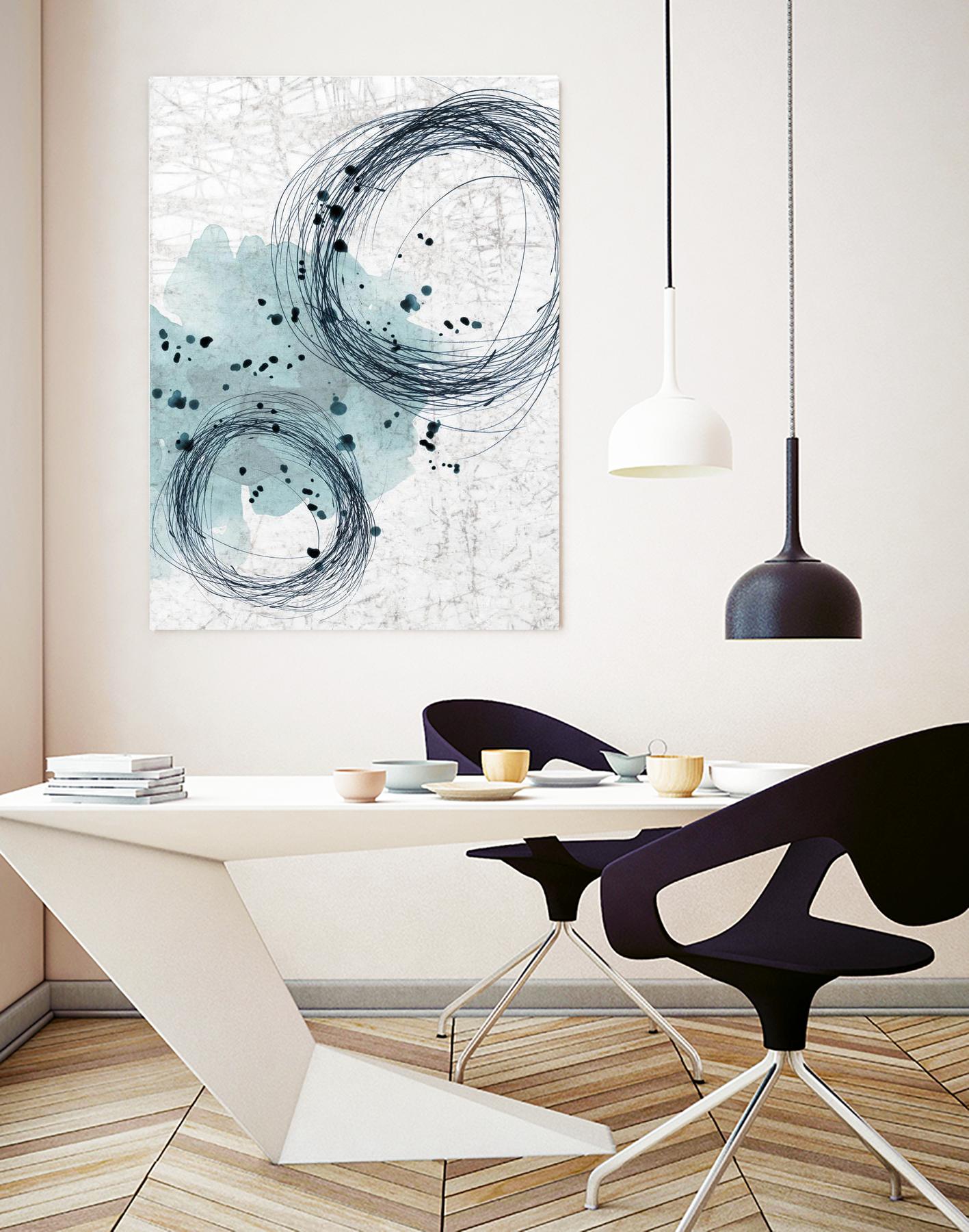 Close by PI Studio on GIANT ART - white abstract