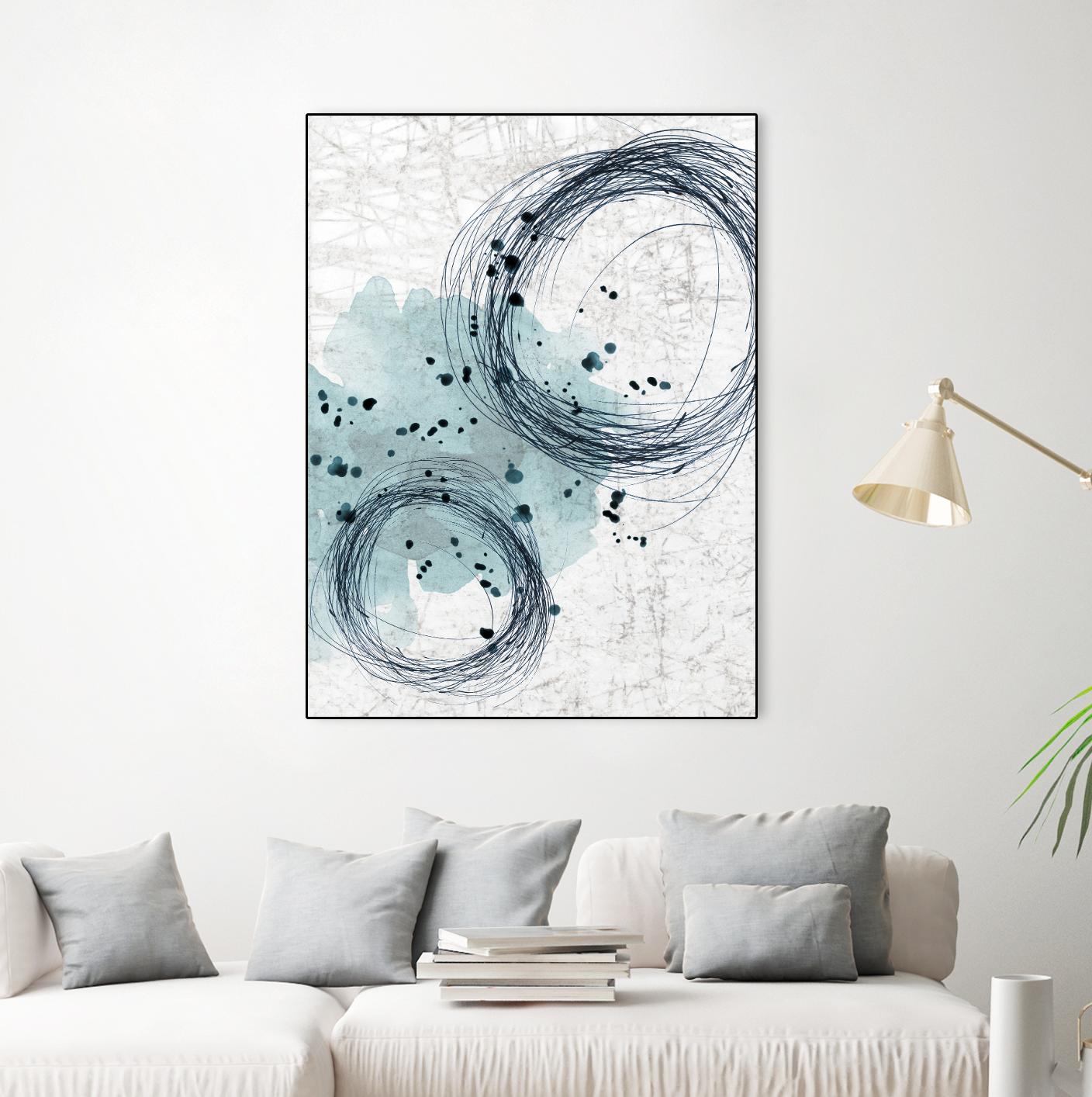 Close by PI Studio on GIANT ART - white abstract