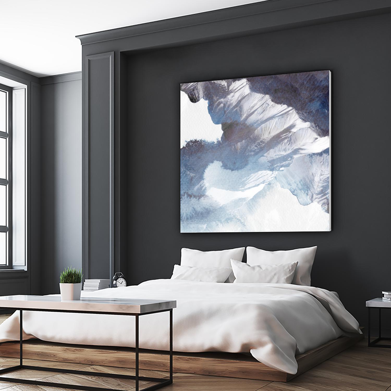 Blue Canyon by PI Studio on GIANT ART - white abstract