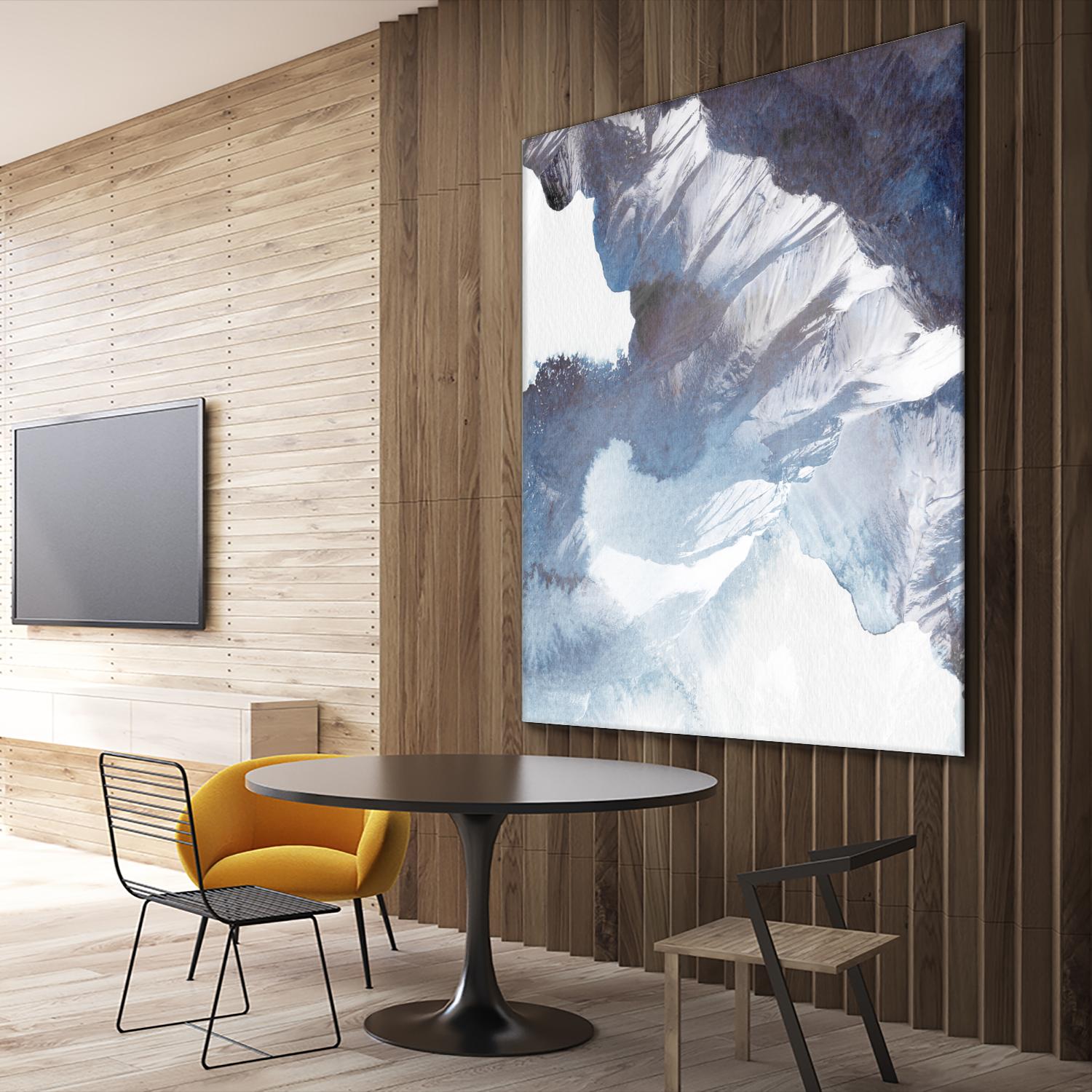 Blue Canyon by PI Studio on GIANT ART - white abstract