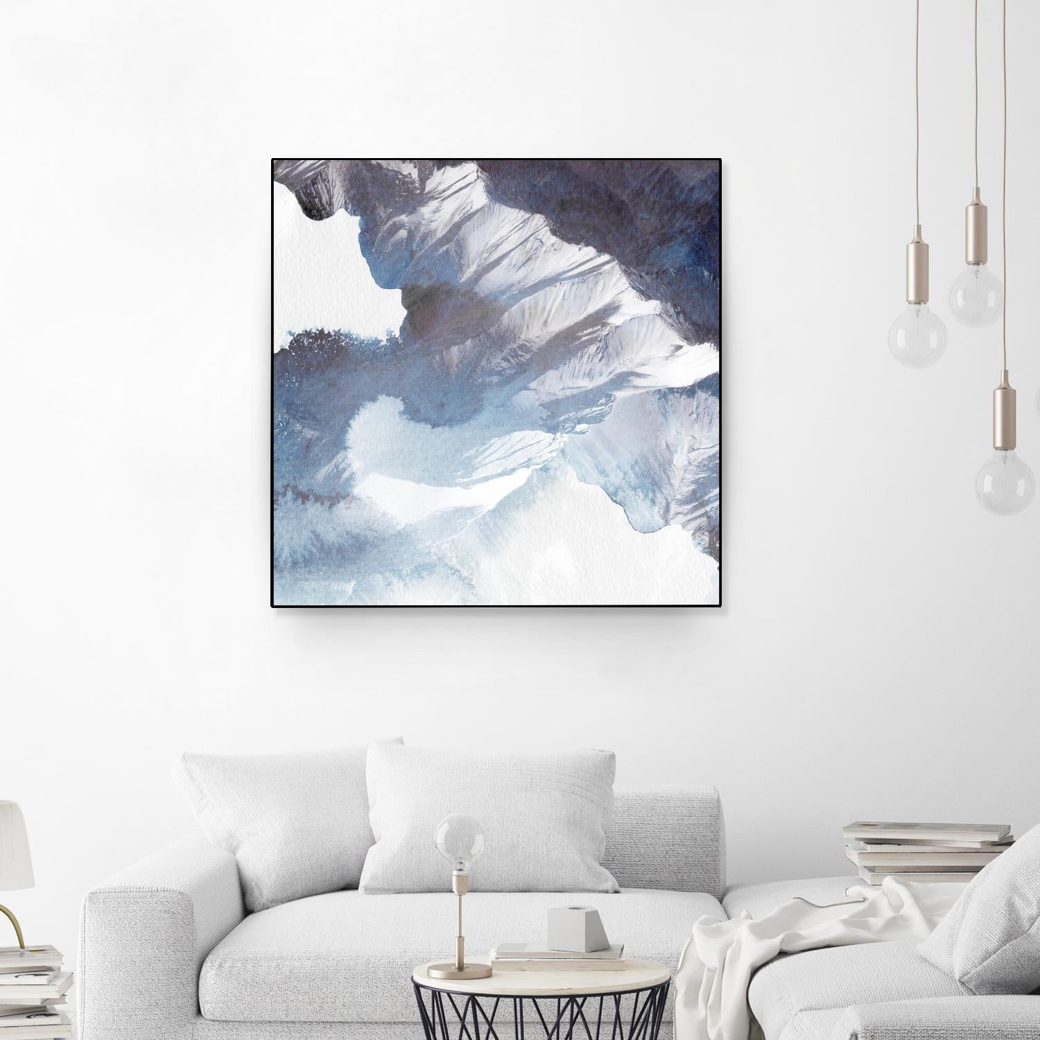 Blue Canyon by PI Studio on GIANT ART - white abstract