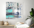 Blue Swim II by PI Studio on GIANT ART - grey abstract