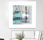 Blue Swim II by PI Studio on GIANT ART - grey abstract