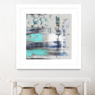 Blue Swim II by PI Studio on GIANT ART - grey abstract